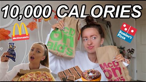 10000 Calorie Challenge 2020 Epic Cheat Day Girl Vs Food Uk Youtube