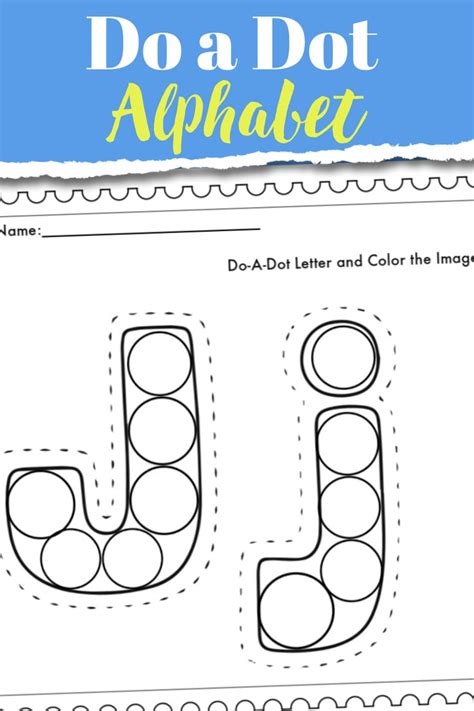 Do A Dot Alphabet Printables Confident Learning For Kids Do A Dot