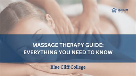 Massage Therapy Guide 2024 Everything You Need To Know