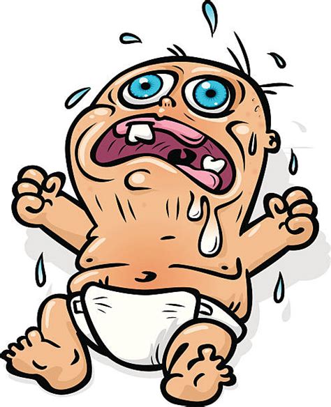 Crying Baby Colic Illustrations Royalty Free Vector Graphics And Clip