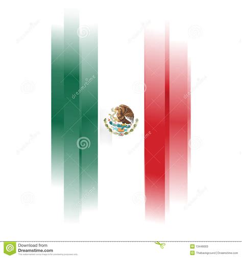 Abstract Flag Of Mexico On White Background Stock Photos Image 13446003
