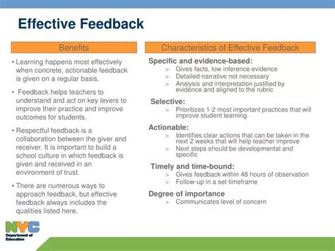10 Steps In Giving Effective Feedback Powerpoint Images
