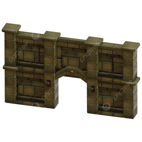 Dungeon Gate Transparent Perspective View Dungeon Gate Transparent