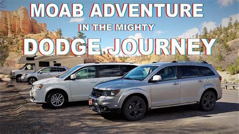 Moab Off Roading In A Dodge Journey Rental Car Youtube