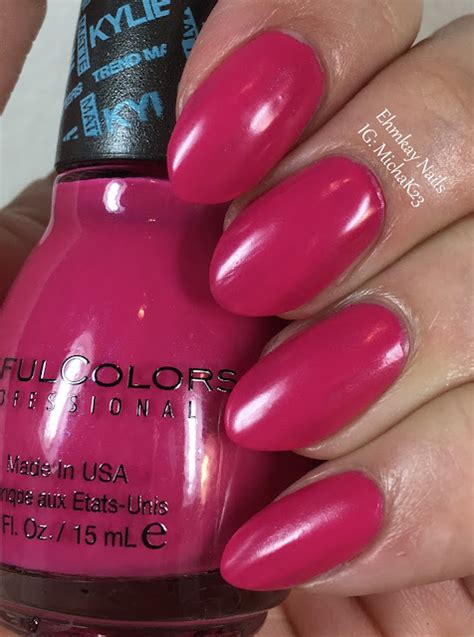 Ehmkay Nails Sinful Colors Kylie Jenner Trend Matters Pure Satin Matte Collection Partial Review