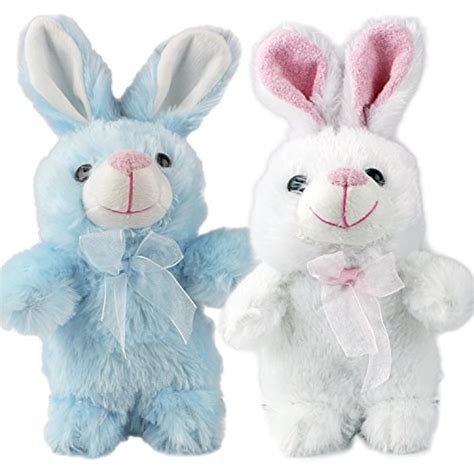 Plush Bunny Rabbit Stuffed Animal Small Easter Bunnies Set Of 2 By