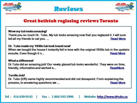 Get quotes from at least three companies. Reviews... | Reglaze bathtub, Presentation
