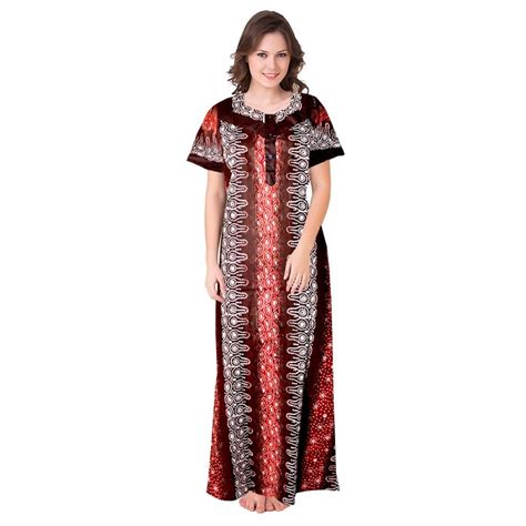 Full Length Cotton Big Print Nighties Size Xl At Rs 125piece In Jaipur Id 22007411197