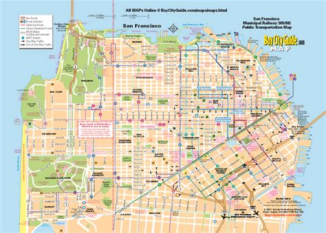 Printable Map Of San Francisco Downtown Printabletemplates