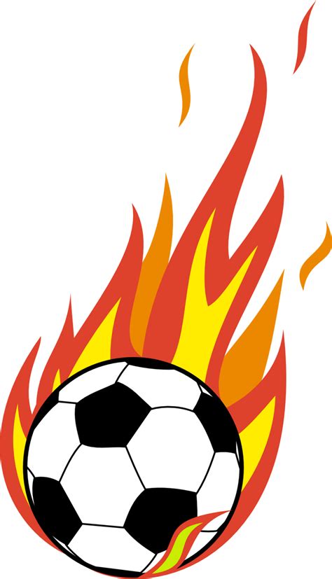 Download High Quality Soccer Ball Clipart Flame Transparent Png Images