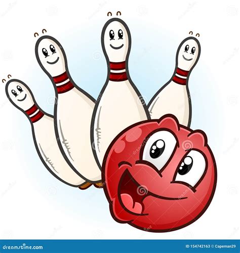 Ten Pin Bowling Spare Called Clothesline In Stock Photography CartoonDealer Com