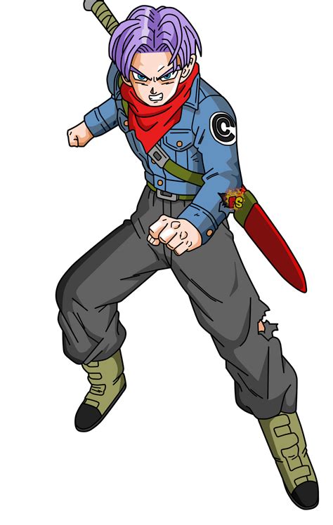 Trunks Del Futuro V2 Render Dragon Ball Super By Fradayesmarkers On