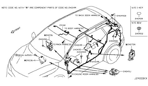 nissan rogue wire harnes wiring diagram
