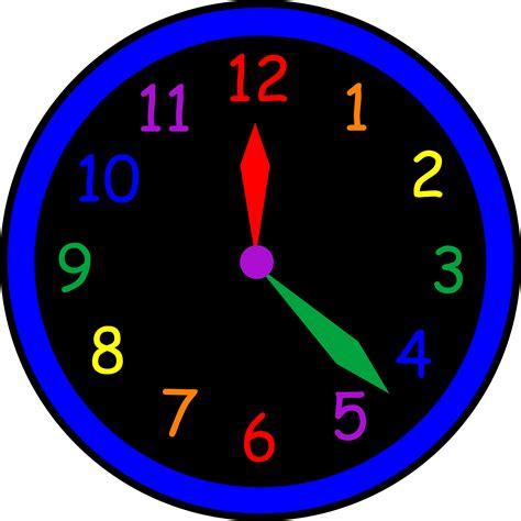 Clock Faces With Hands Clipart Best