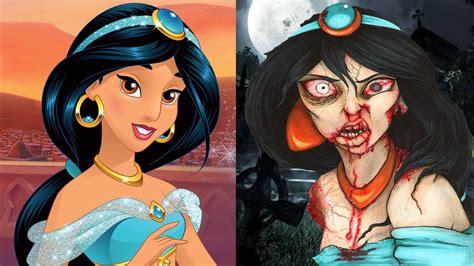 Disney Princesses As Monsters Zombies Part 2 All Characters 2017