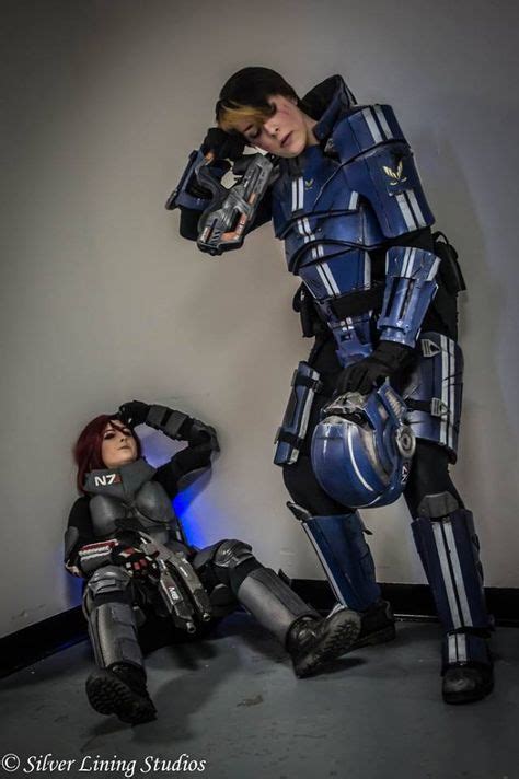 Myself Cosplaying As N7 Armour Female Commander Shepard And L2 Biotic