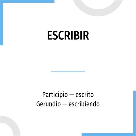 Conjugation Escribir Spanish Verb In All Tenses And Forms Conjugate