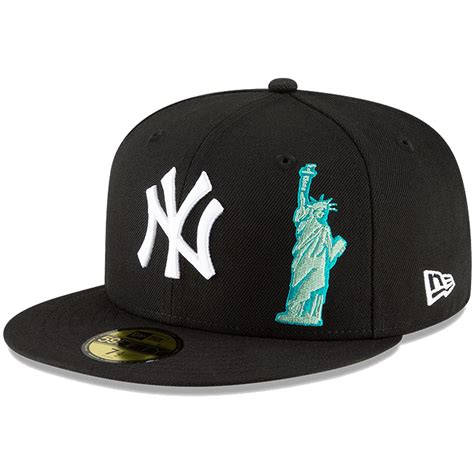 men s new era black new york yankees local icon 59fifty fitted hat