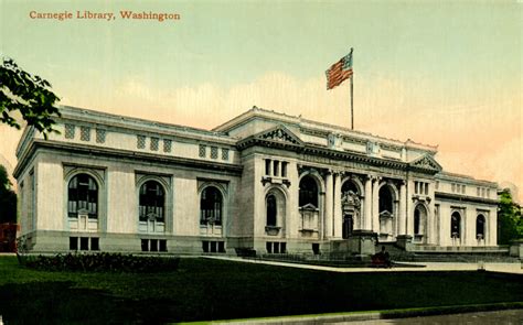 Library Postcards Carnegie Library Washington Dc