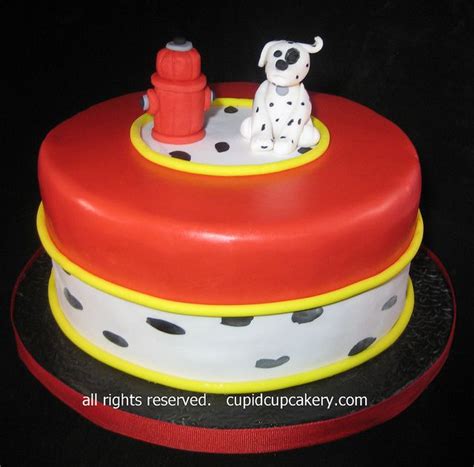 Dalmatian And Fire Hydrant Cake By Cupid Cupcakery Cake Special Event