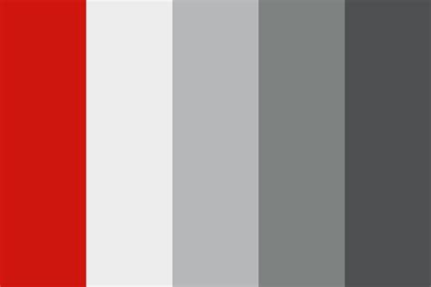 Red Gray Color Palette