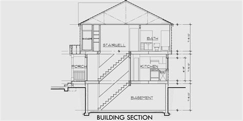 Small House Plan Section Elevation House Design Ideas