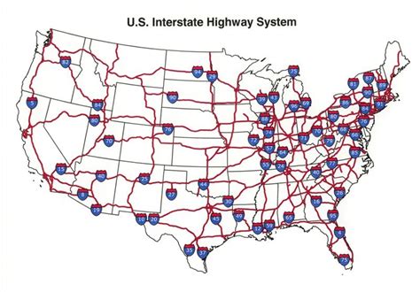 Us Map Interstates Us Map With Interstate Routes Elegant Printable Us