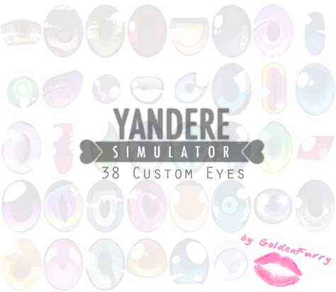 Yandere Simulator 38 Custom Eyes By Goldenfurry By Goldenfurryofficial