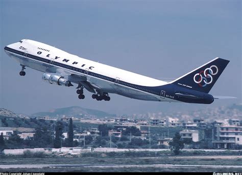 Olympic Airways Greece Boeing 747 212b Olympic Air Aviation