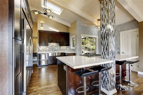 You'll also find ideas for backsplashes, lighting, appliances, and sinks. 101 Kitchen Ceiling Ideas & Designs (Photos)