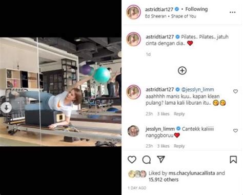 Potret Astrid Tiar Pamer Body Goals Hasil Rajin Pilates Netizen