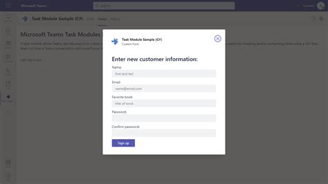 Microsoft Teams Task Module Code Samples Microsoft Learn