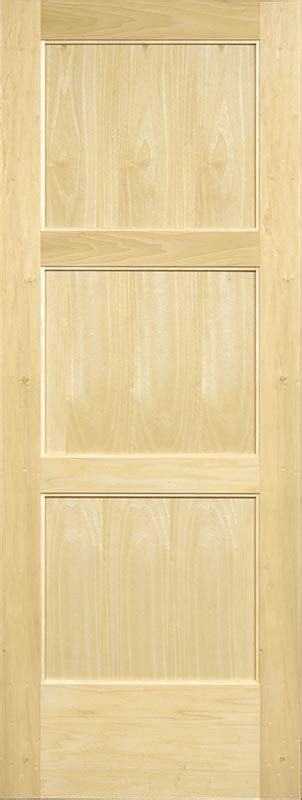 Stile And Rail 3 Panel Equal Steves Doors