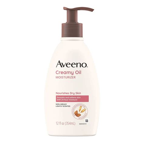 Aveeno Creamy Moisturizing Body Oil For Dry Skin 12 Oz