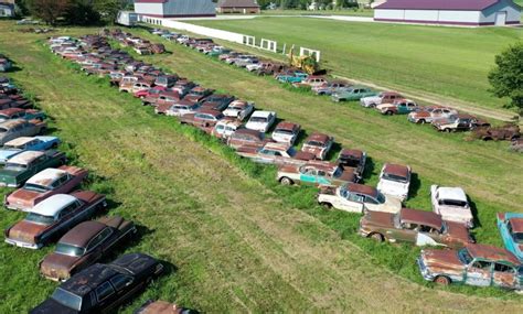 Amazing Collection Of 165 Unrestored Classic Cars Hits The Auction