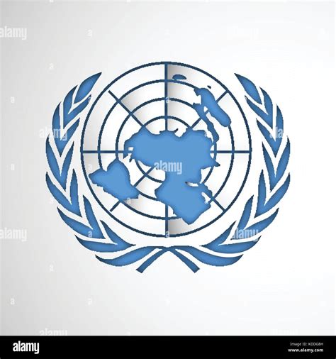 Illustration Of Elements Of United Nations Day Background Stock Vector