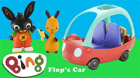 Bing Bunny Cbeebies Flops Car Toy Unboxing Bbc Cbeebies Bing Tv Show
