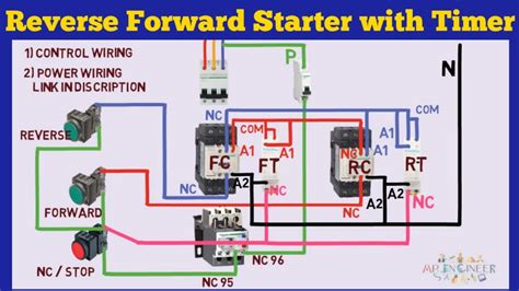 Reverse Forward Starter With Timer Reverse Forward Motor Connection