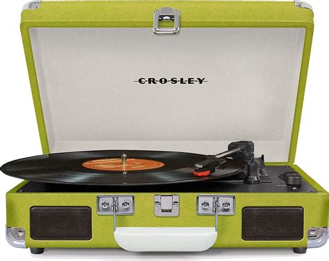 Crosley Portable Record Player Turntable Lime Green Elvis Presley Rca
