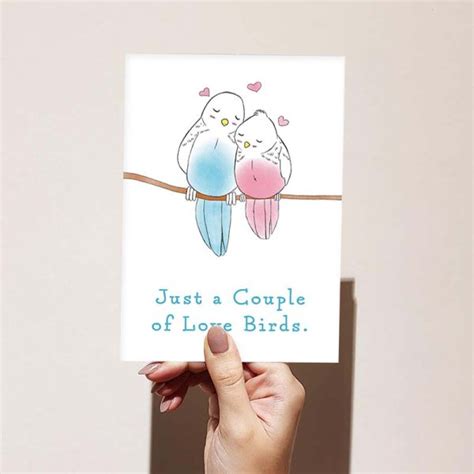 Love Birds Printable Valentines Day Card All Ts Considered