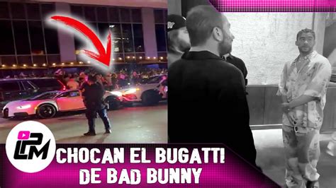 Chocan Bugatti De Bad Bunny En Inauguraci N De Su Restaurante Gekko