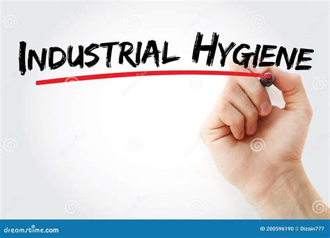 Industrial Hygiene Text With Marker Stock Photography Cartoondealer