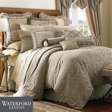 Hazeldene Comforter Bedding by Waterford Linens | Luxury bedding, Taupe bedding sets, Tuscan bedding