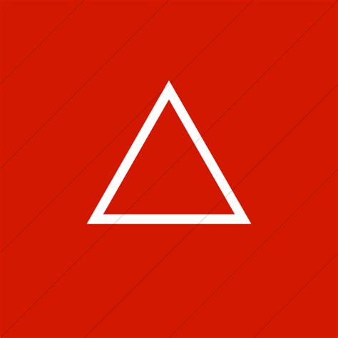 Red Square White Triangle Logo Logodix