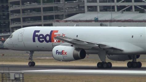 Fedex 757 200 N967fd Takeoff Portland Airport Pdx Youtube