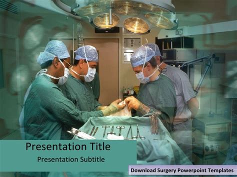 Surgery Ppt Templates