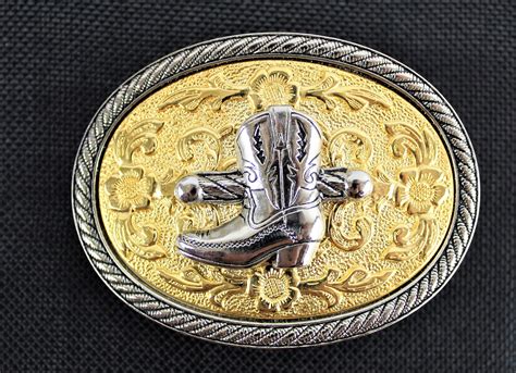 Vintage Western Belt Buckle Cowboy Boot Belt Buckle