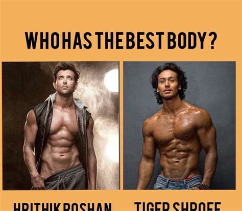 Shirtless Bollywood Men Who Has The Best Body Hrithik Roshan Or Tiger