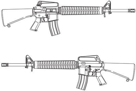 Pin By Sheri Mcclain On Ashllpll M16 Rifle Drawings Assault Rifle