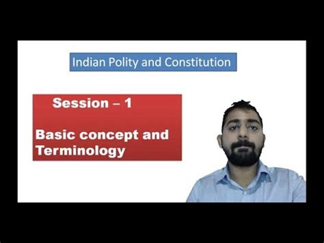 Indian Polity And Governance Session Basic Concept And Terminology For Ssc Youtube